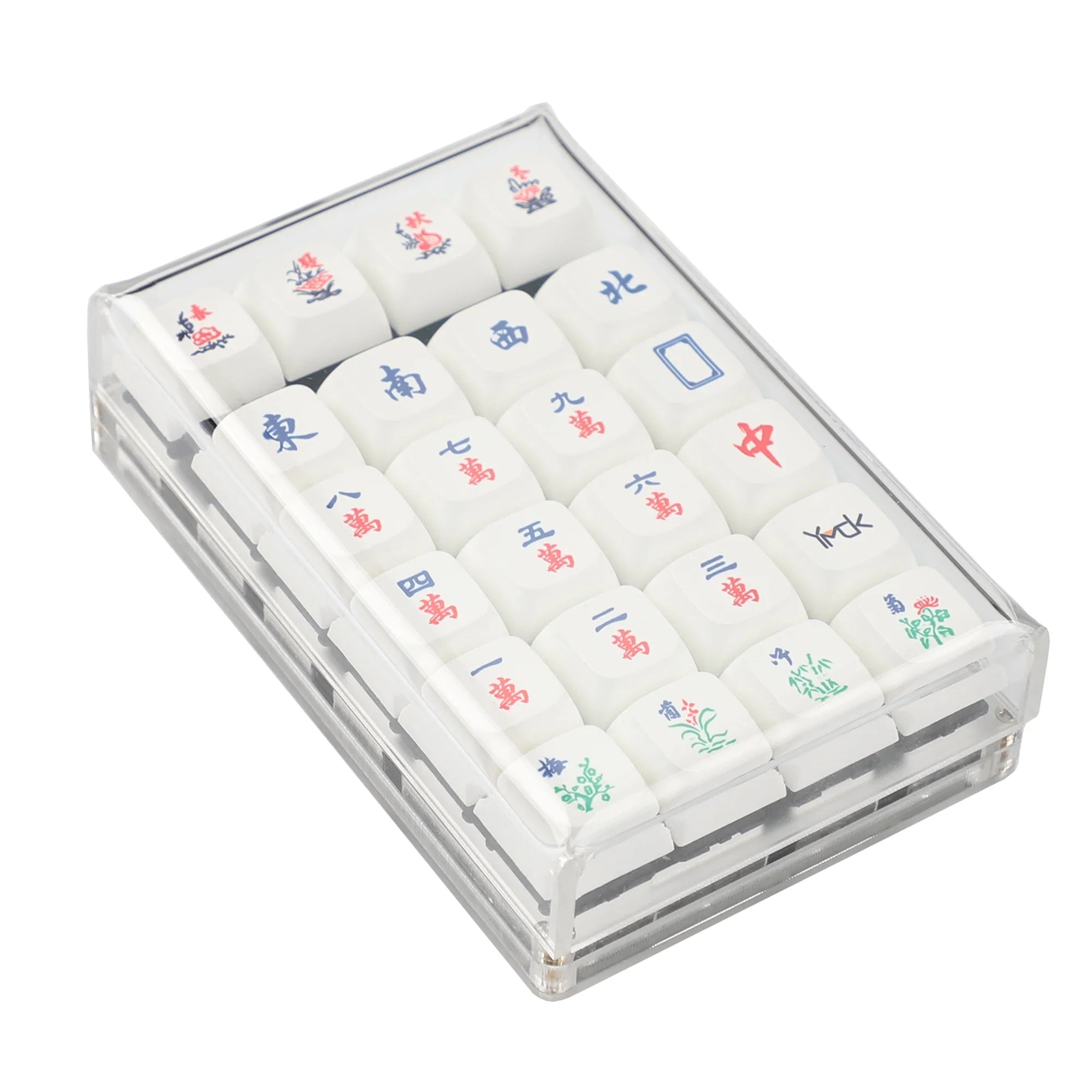 Cubierta antipolvo para teclado mecánico, tapa acrílica para teclado numérico YMD21