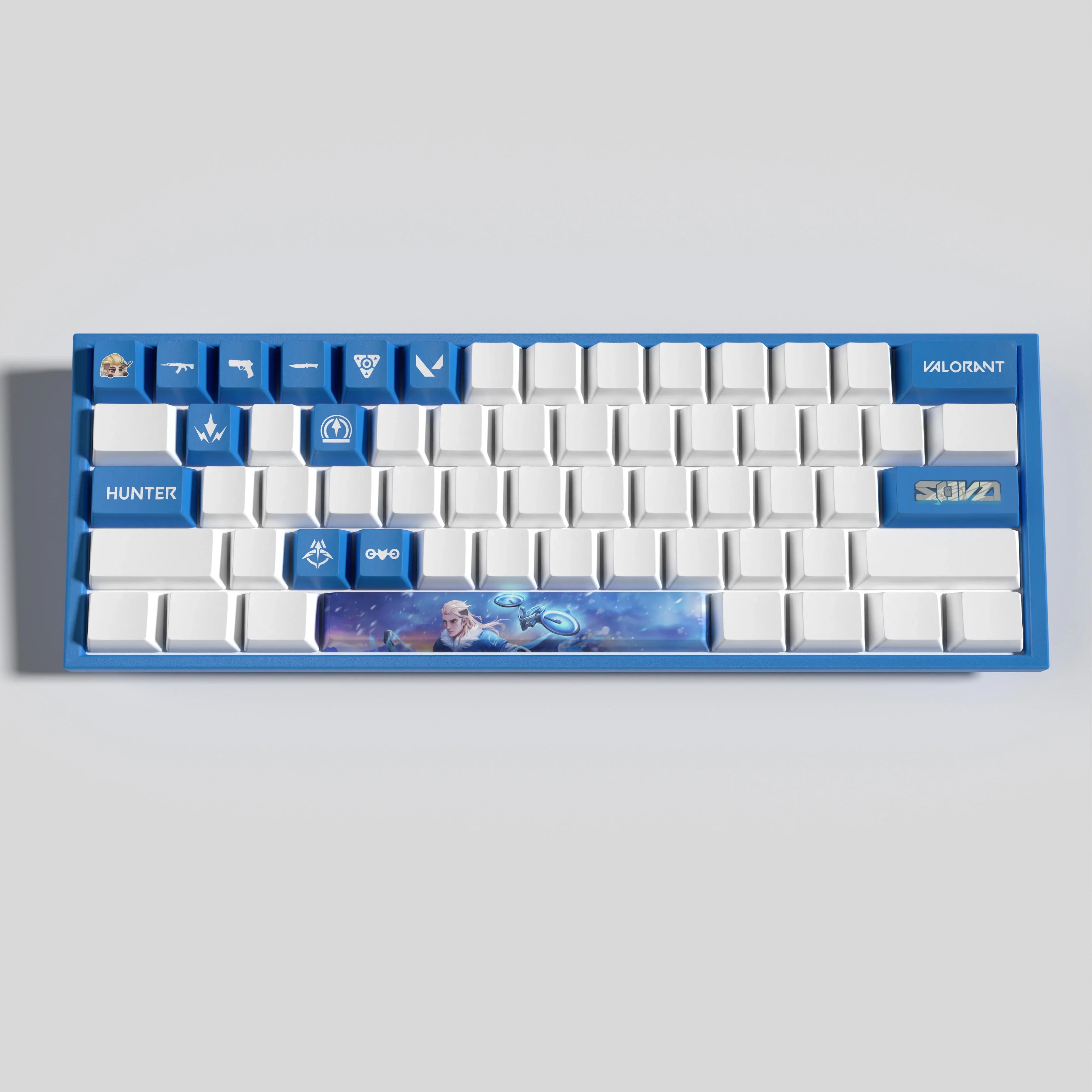 Sova nouveau design Valorant keycaps profil OEM 14 touches MINI SET PBT colorant sous keycaps