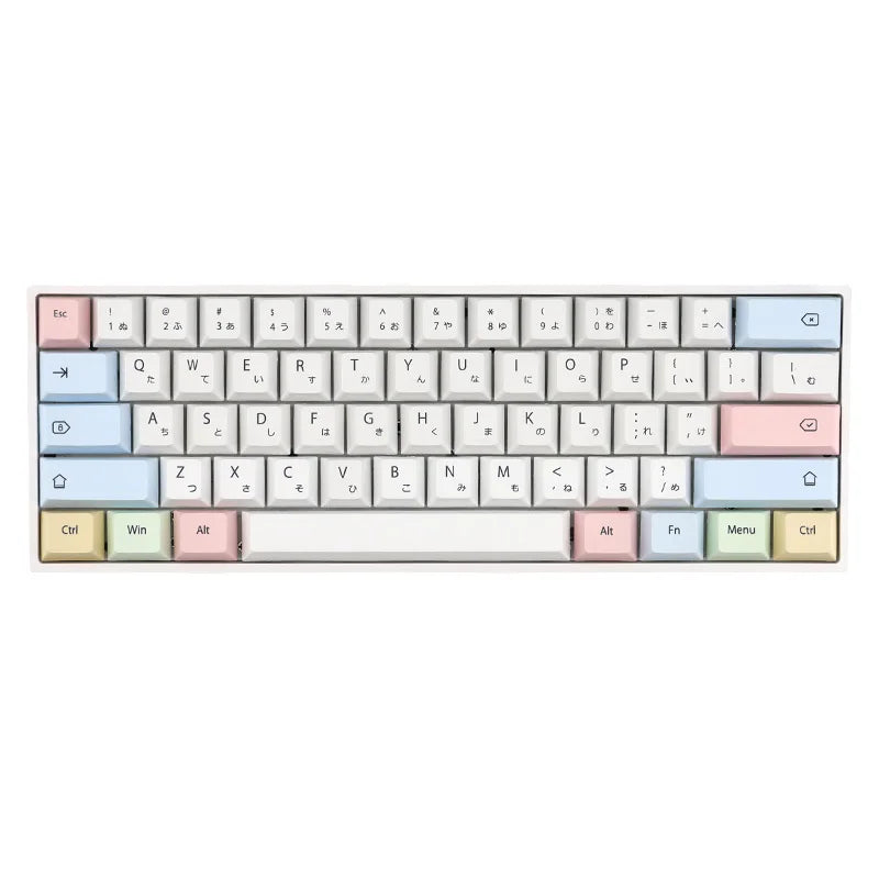 CuXiu PBT craie Keycaps 136 touches colorant sous Keycap ensemble pour Cherry MX commutateurs clavier mécanique gh60 xd64 xd84 xd96 87 104