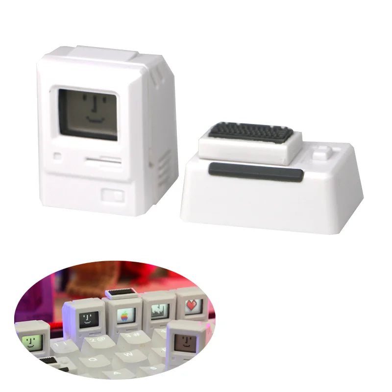 2023 K-04 MAC FC Classic Retro spēļu taustiņu vāciņi Tastatūra Mehāniskam jauks atslēgas vāciņš uzvalks poga Personalizēti taustiņu vāciņi slēdzim