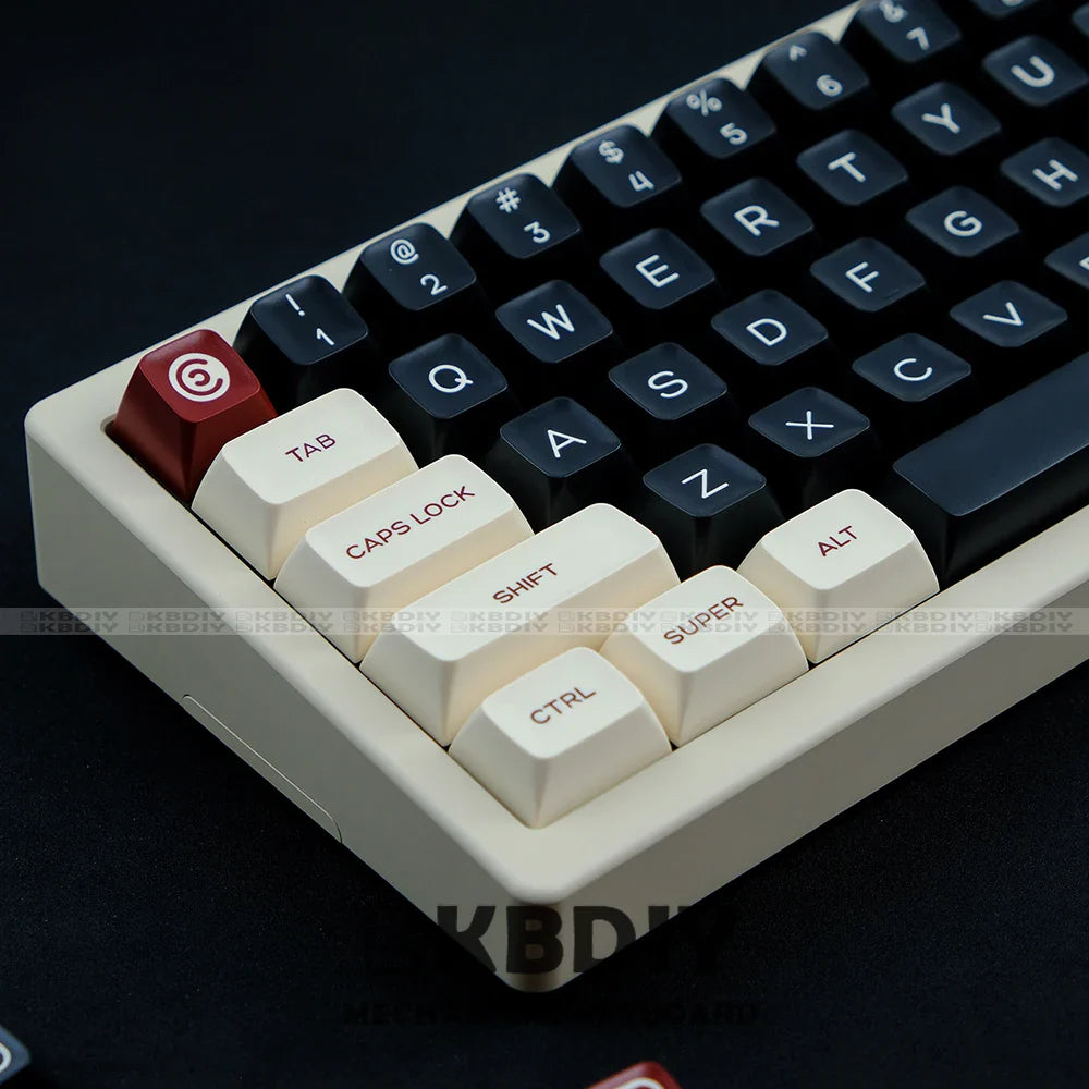KBDiy Rome Keycaps SA profila PBT tastatūras vāciņš, pielāgots mehāniskai tastatūras spēlei ISO 160 Keys Double Shot priekš GMK67 61/68/71/84/87