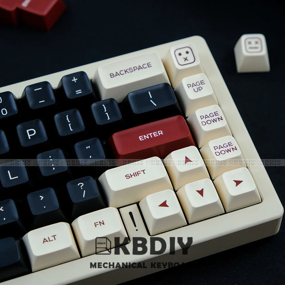 KBDiy Rome Keycaps SA profila PBT tastatūras vāciņš, pielāgots mehāniskai tastatūras spēlei ISO 160 Keys Double Shot priekš GMK67 61/68/71/84/87