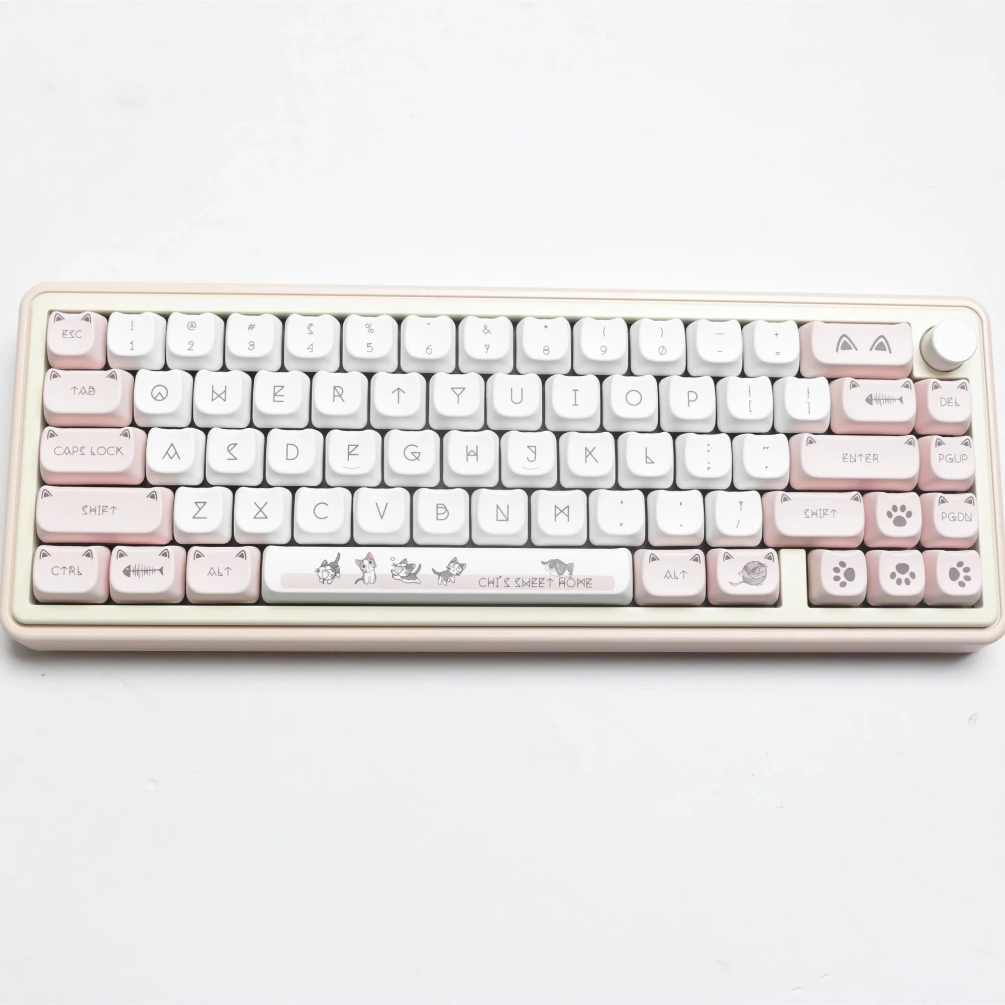 JCM MAO profil oreille KeyCap maternelle Picabara Anime mignon chat Keycaps pour MX Switch jeu clavier mécanique GK75