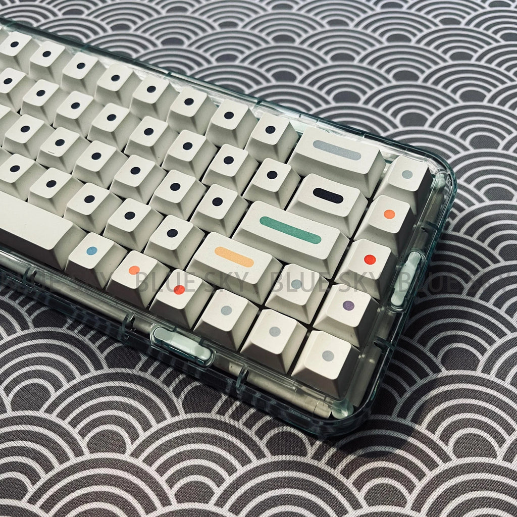 [Varastossa] GMK Dots Keycaps Cherry profile PBT Keycap Dye Sublimation 125 Keys for MX kytkimet Mekaaninen näppäimistö