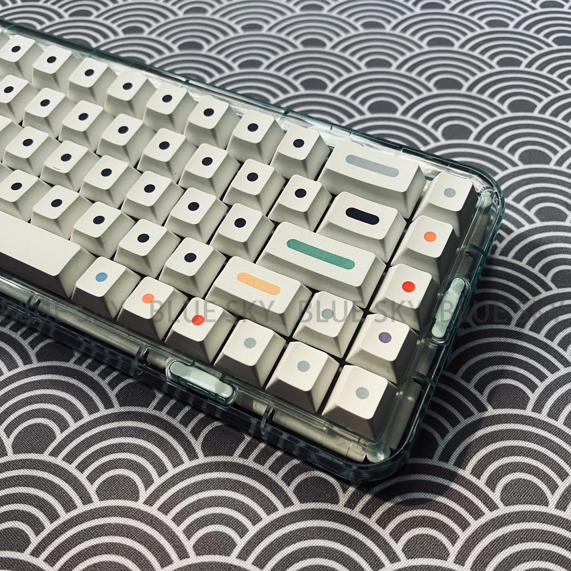 [En stock] GMK Dots Keycaps profil Cherry PBT Keycap colorant Sublimation 125 touches pour commutateurs MX clavier mécanique