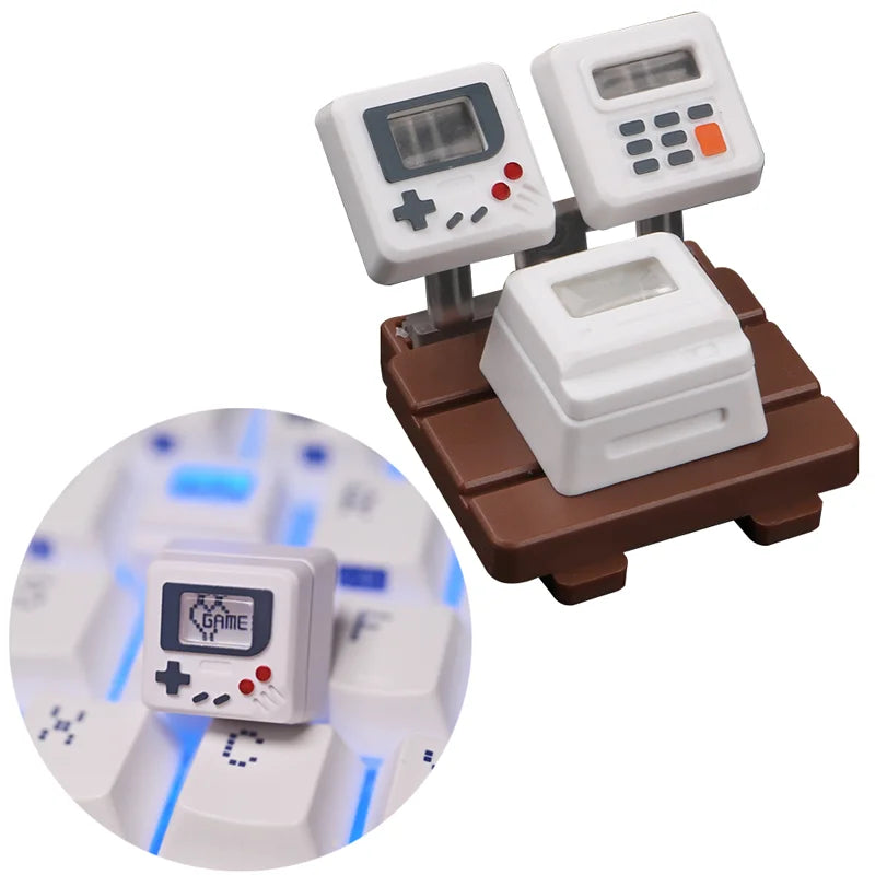 2023 K-04 MAC FC Classic Retro spēļu taustiņu vāciņi Tastatūra Mehāniskam jauks atslēgas vāciņš uzvalks poga Personalizēti taustiņu vāciņi slēdzim