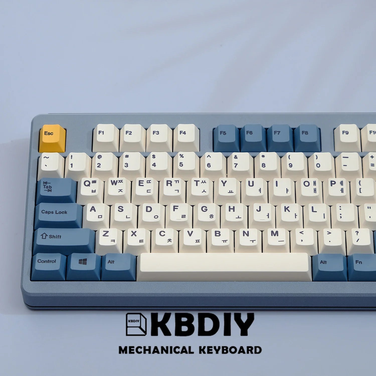 KBDiy 145 touches/ensemble PBT abricot jaune Keycap coréen cerise profil Keycaps pour clavier mécanique 7U bricolage personnalisé pour GMK67 GMK75