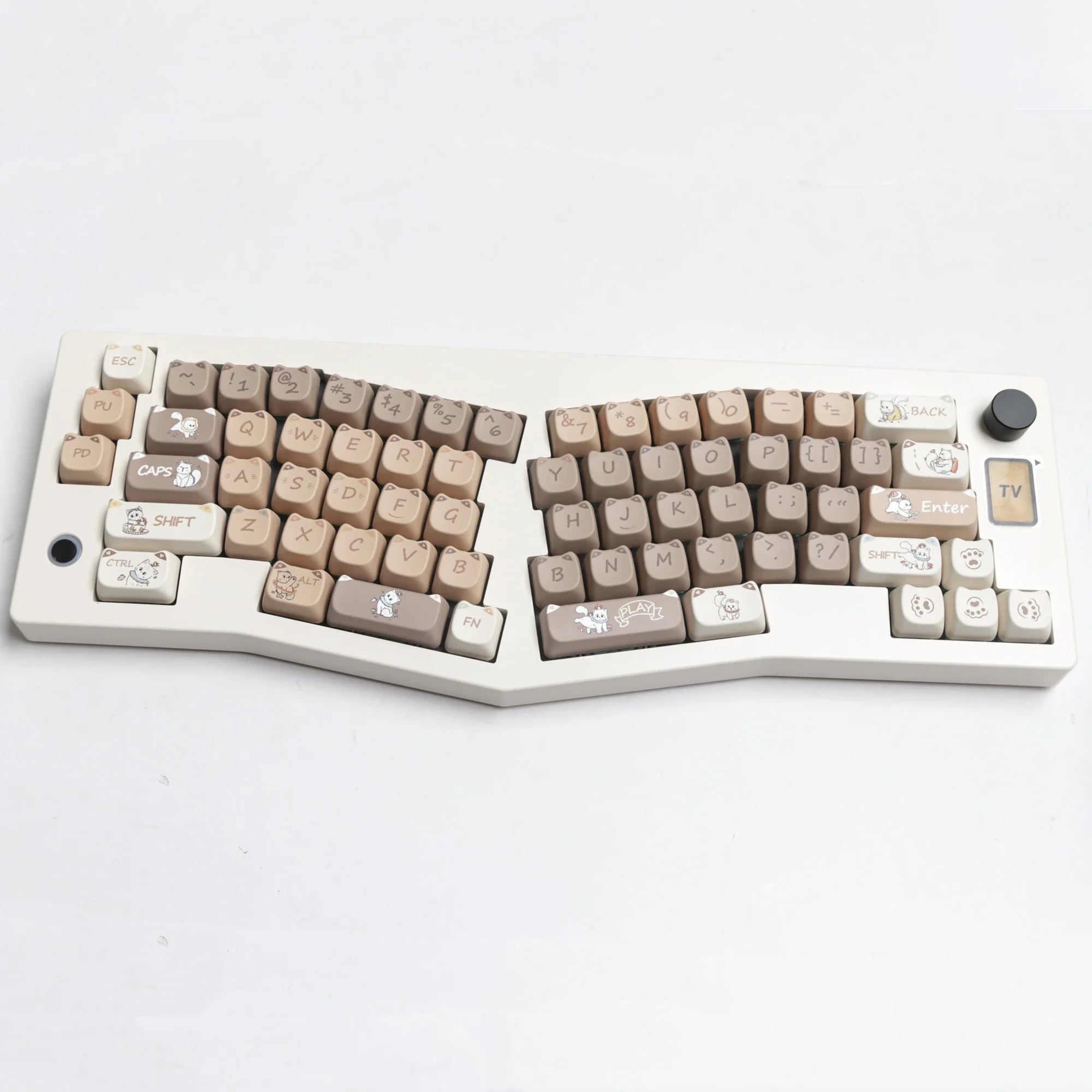 JCM MAO profil oreille KeyCap maternelle Picabara Anime mignon chat Keycaps pour MX Switch jeu clavier mécanique GK75