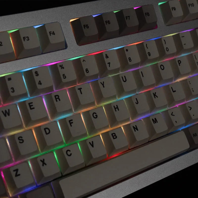 Gmk keycaps 9009 173 touches profil Cherry ABS Keycaps Double coup personnalité anglaise Keycaps pour clavier mécanique 64/68/75/84